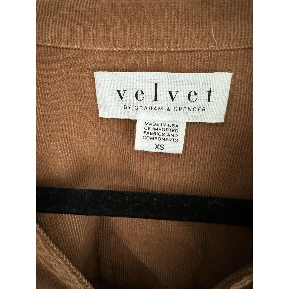 Velvet By Graham & Spencer Lana Corduroy Dress Sz XS‎ Pockets Boho Preppy - Picture 6 of 14